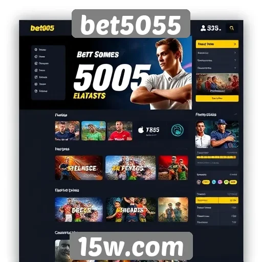 Experiência do usuário na navegação do site bet5055